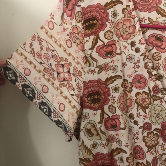 Floral lightweight dress with 2 pockets - Picture 4 of 4